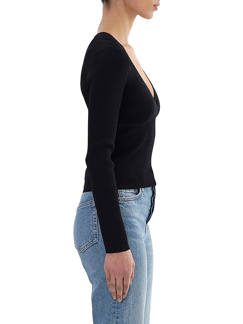 Romane Rib-Knit Sweater