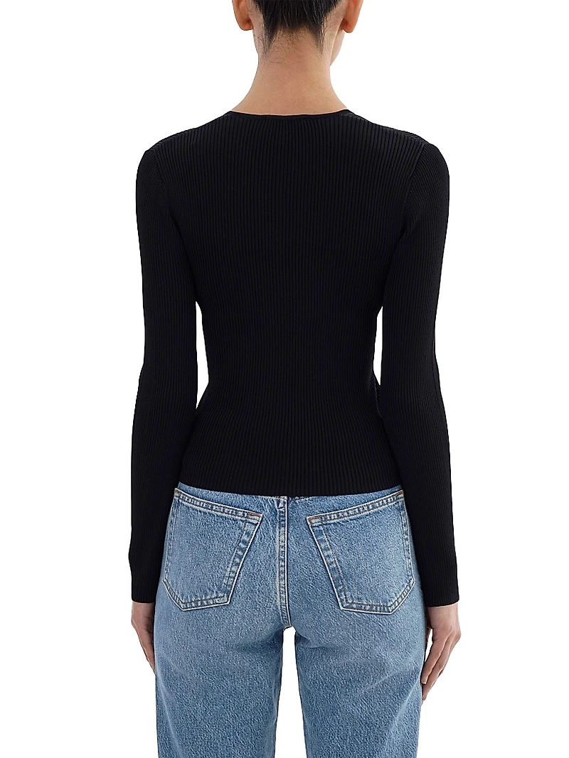 Romane Rib-Knit Sweater