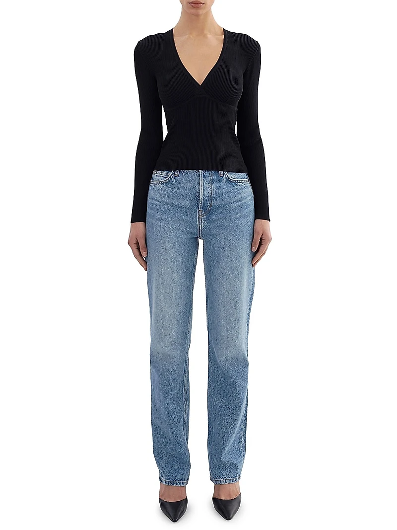 Romane Rib-Knit Sweater