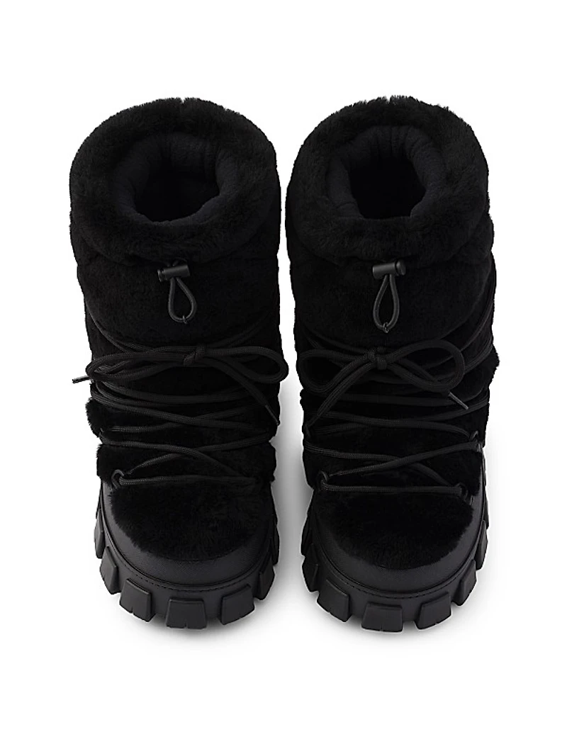 Shearling Après Ski Booties