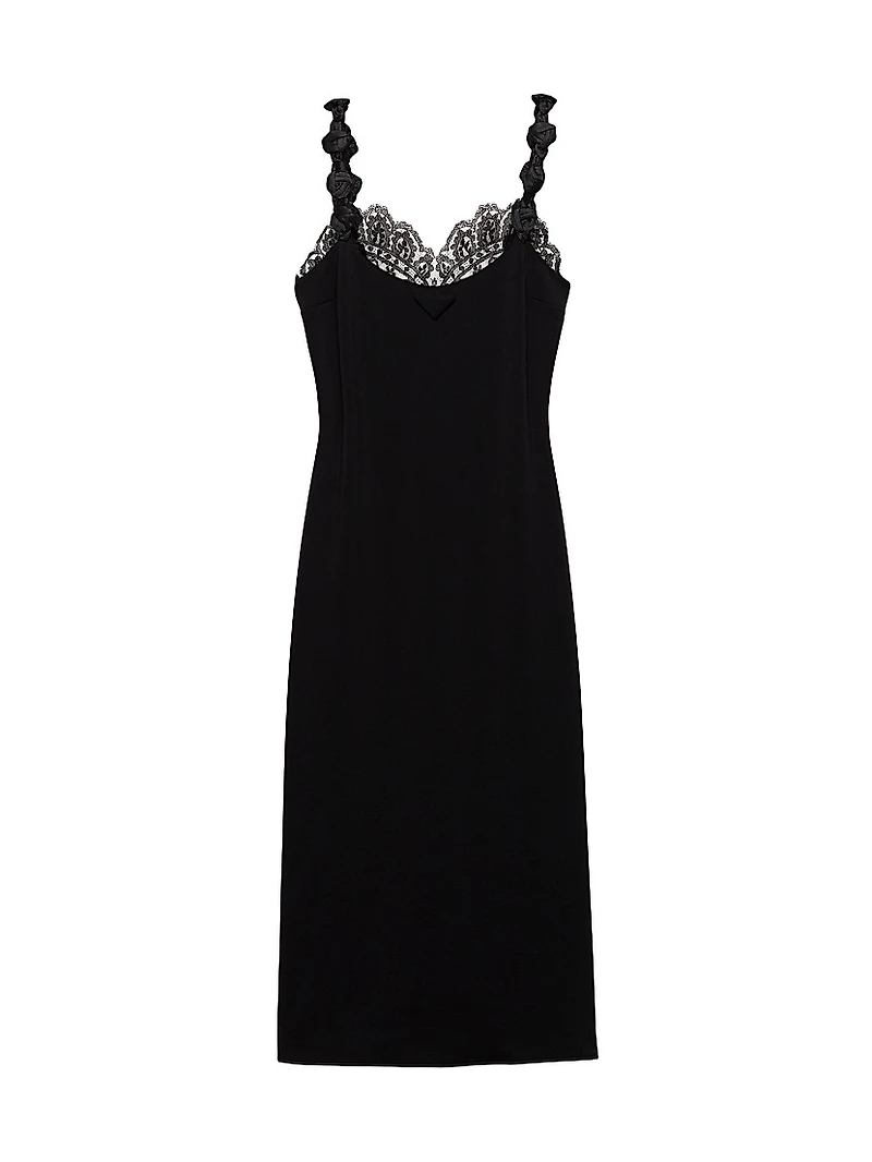 Interlock Crepe Dress