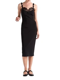 Interlock Crepe Dress