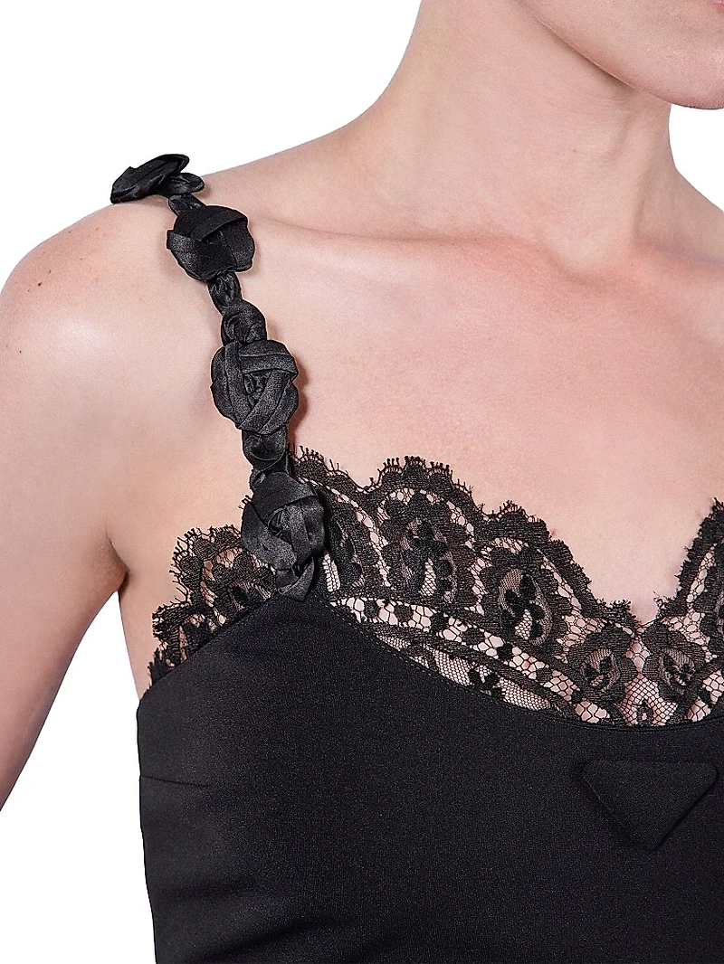 Interlock Crepe Dress