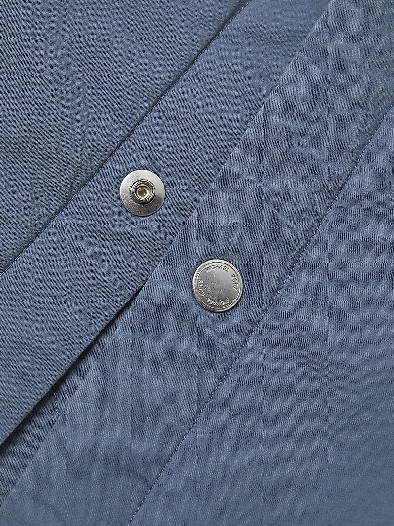 Garment-Dye Padded Shirt Jacket