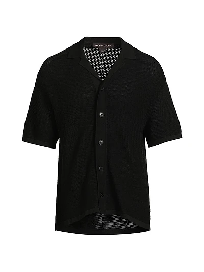 Cotton Mesh Shirt