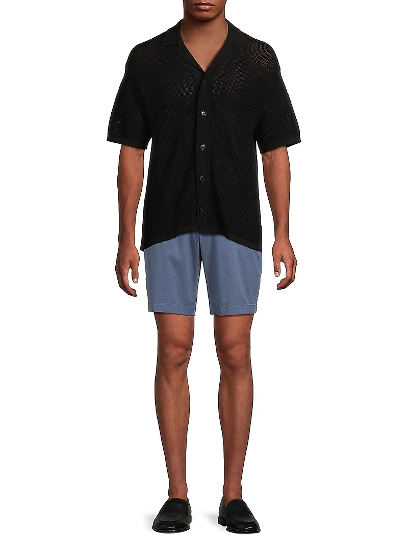 Cotton Mesh Shirt