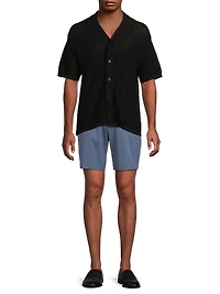 Cotton Mesh Shirt