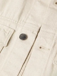 Seeded Denim Shirt Jacket