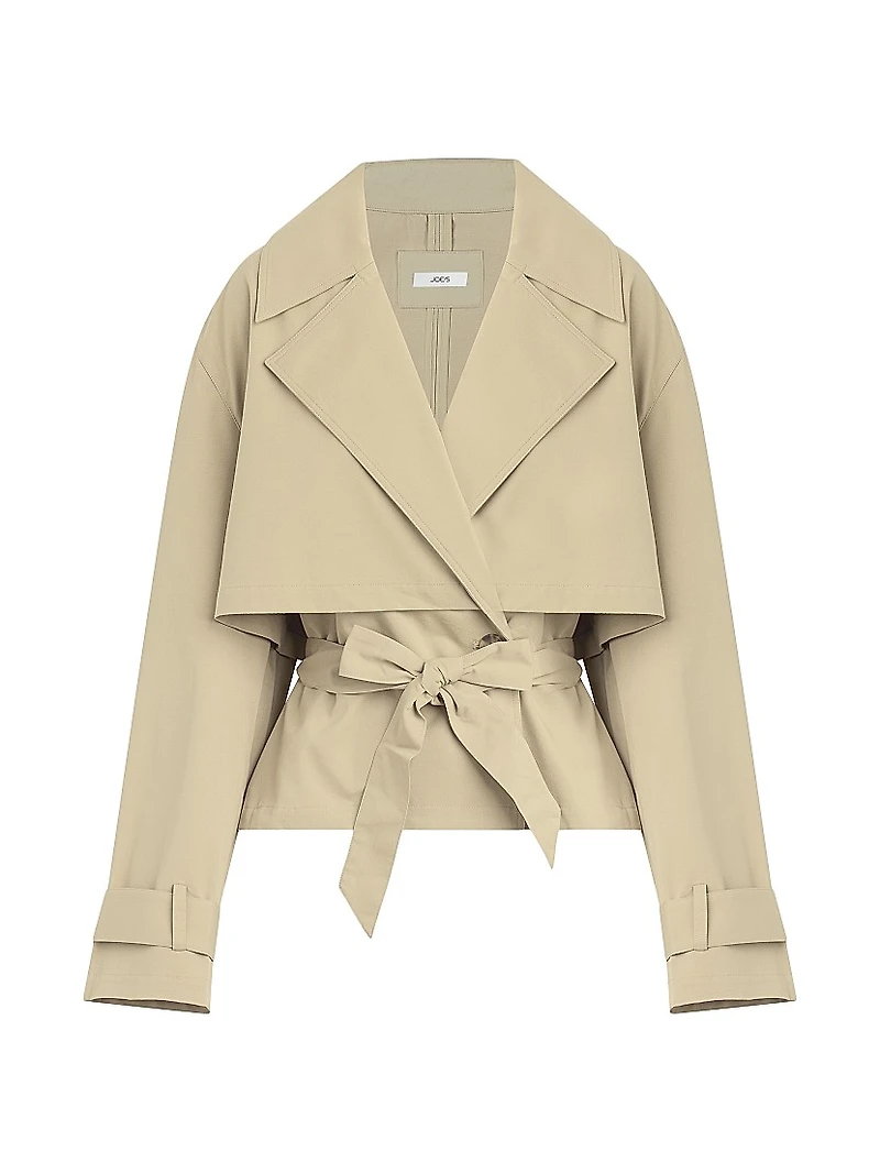 The Liz Cropped Trench Coat