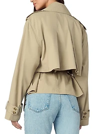 The Liz Cropped Trench Coat
