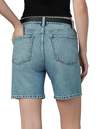 The Joey Denim Cuffed Shorts