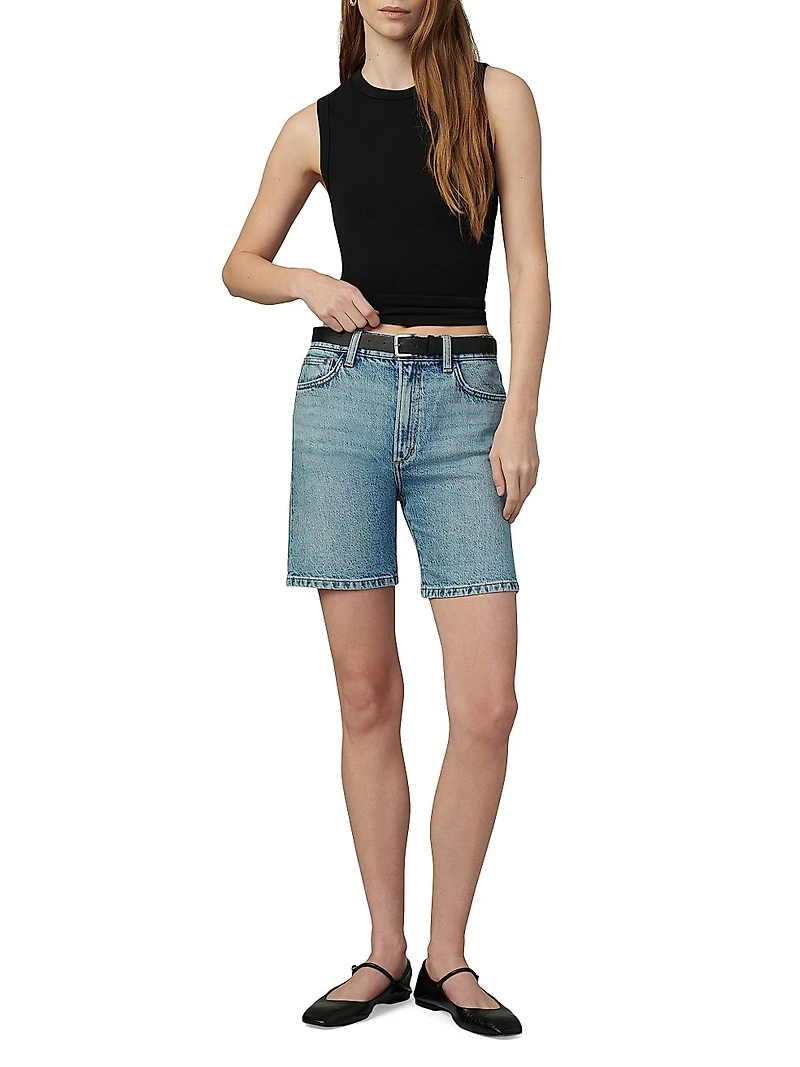 The Joey Denim Cuffed Shorts
