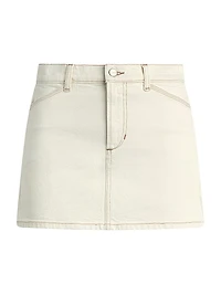 The Carpenter Denim Miniskirt