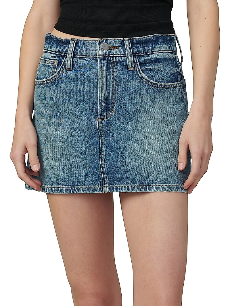 The Tessa Denim Miniskirt