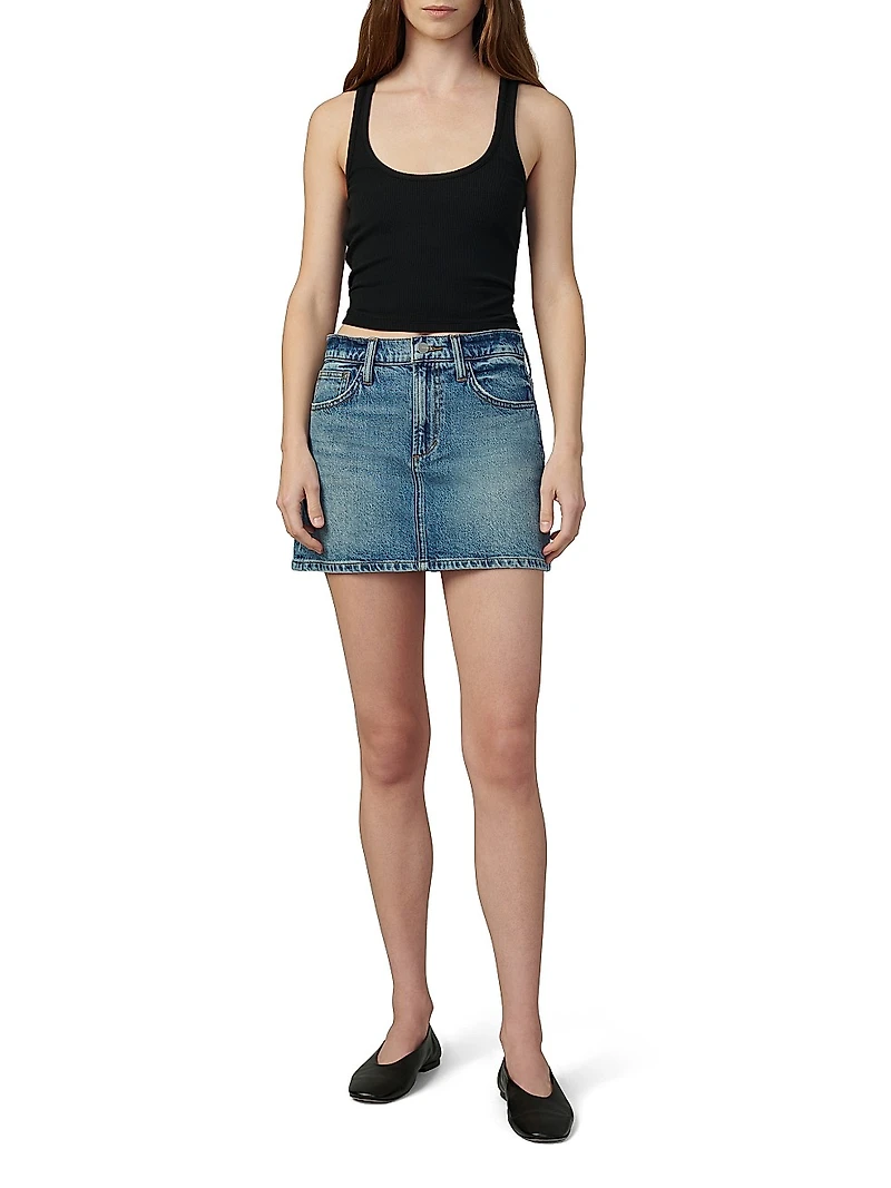 The Tessa Denim Miniskirt
