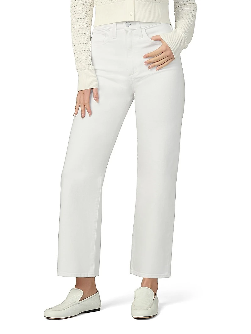 The Margot Crop Straight-Leg Jeans