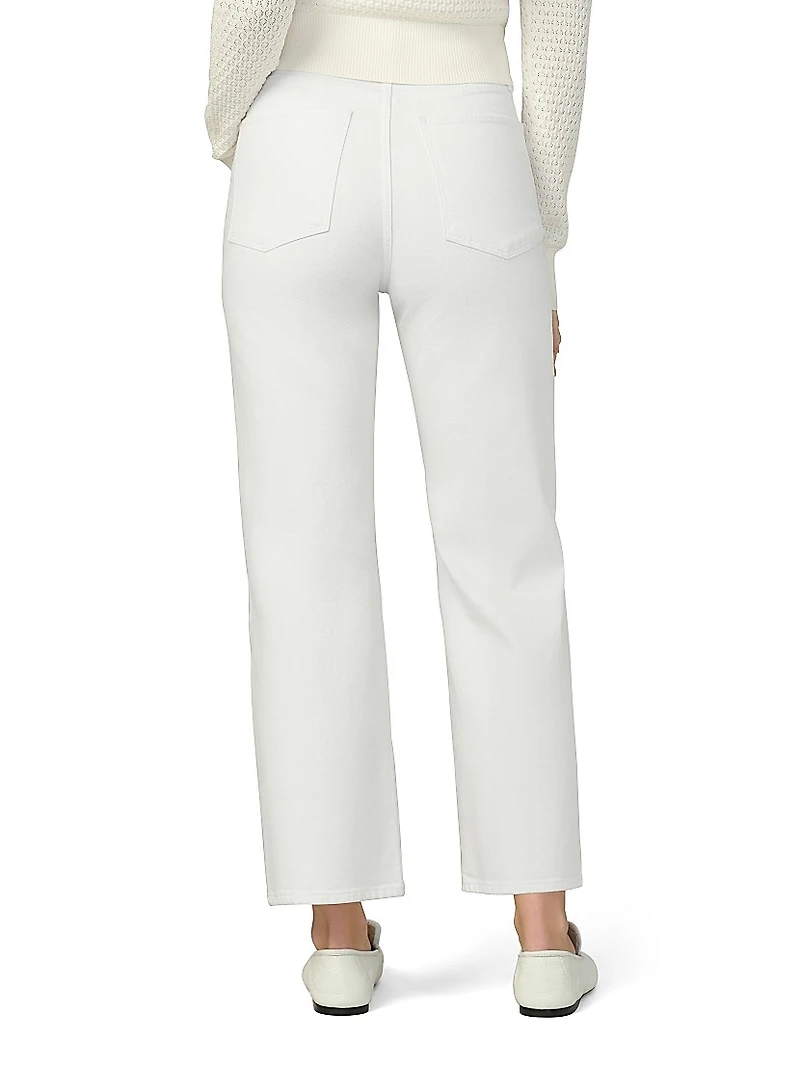 The Margot Crop Straight-Leg Jeans