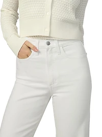 The Margot Crop Straight-Leg Jeans