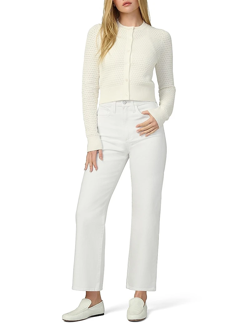 The Margot Crop Straight-Leg Jeans
