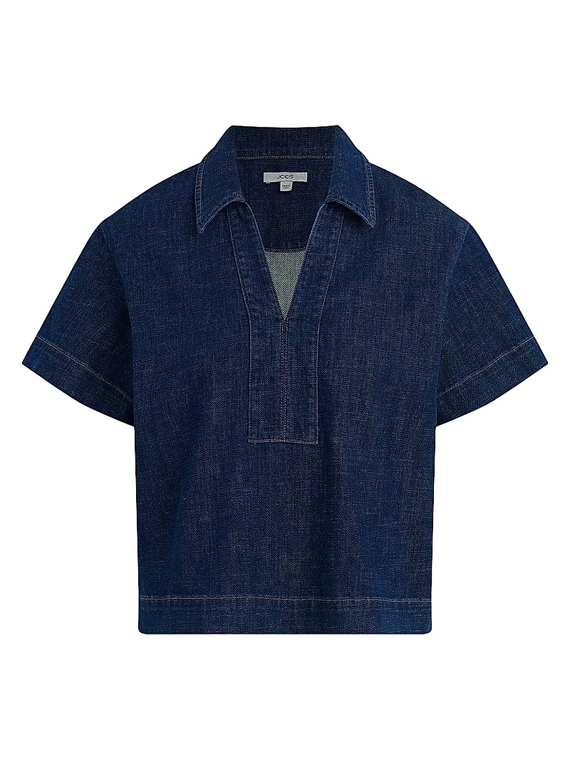 The Lillian Denim Popover Shirt