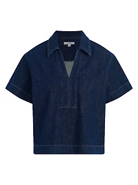 The Lillian Denim Popover Shirt