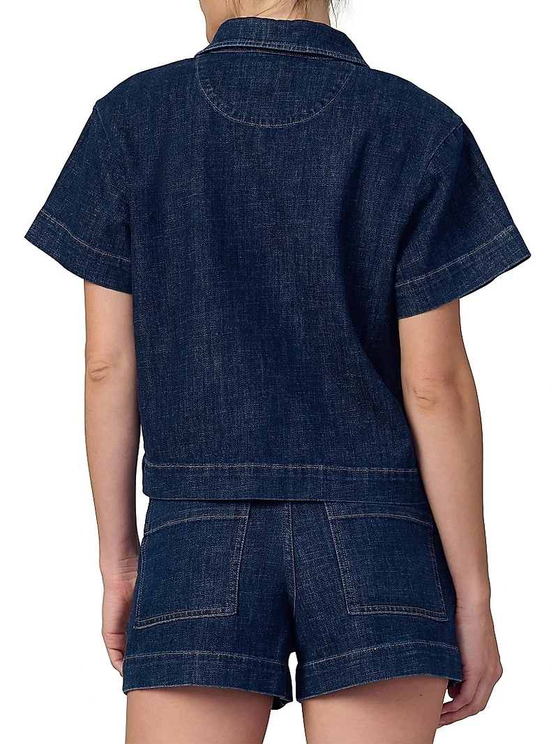 The Lillian Denim Popover Shirt