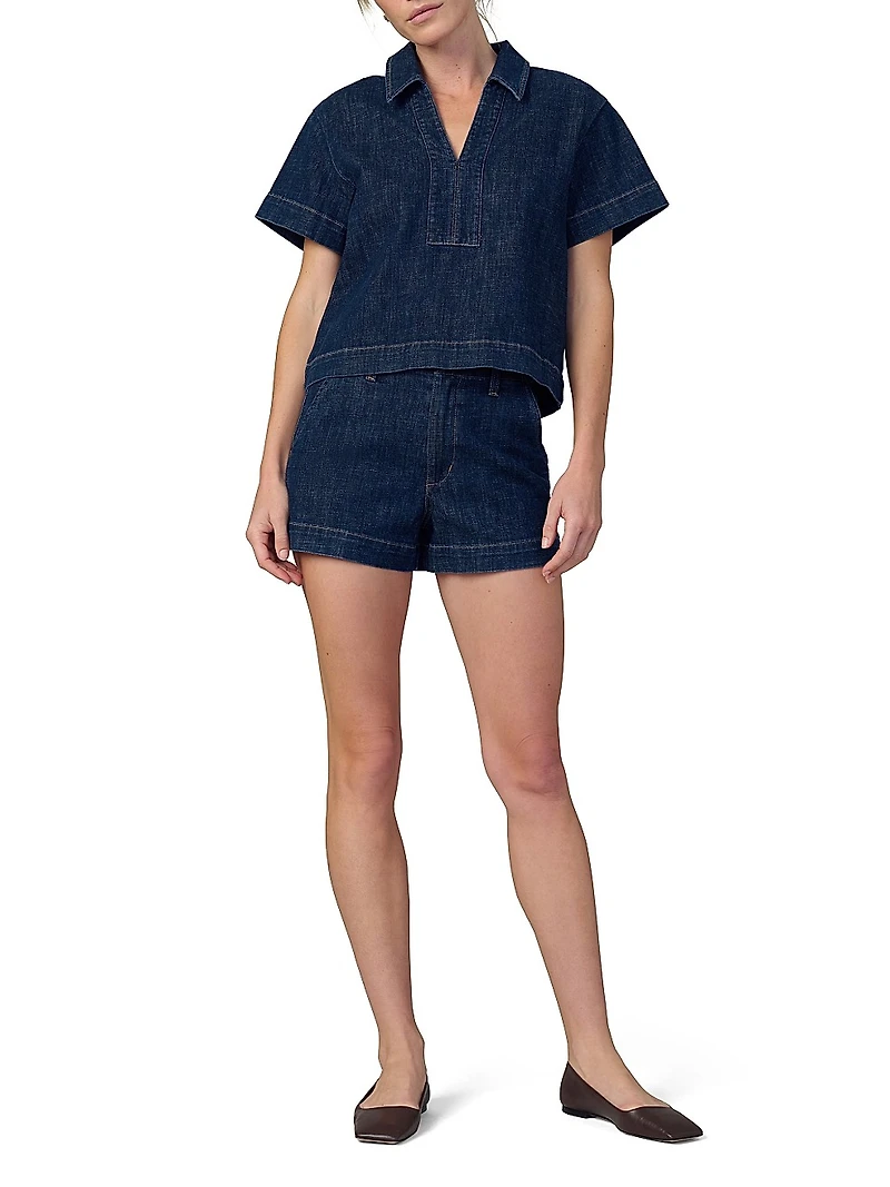 The Lillian Denim Popover Shirt