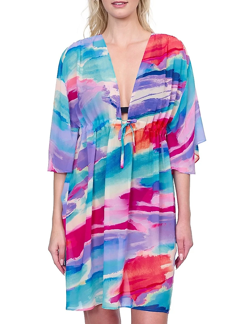 Palma De Mallorca Printed Cover-Up