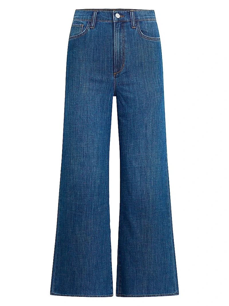 The Mia High-Rise Wide-Leg Ankle Jeans