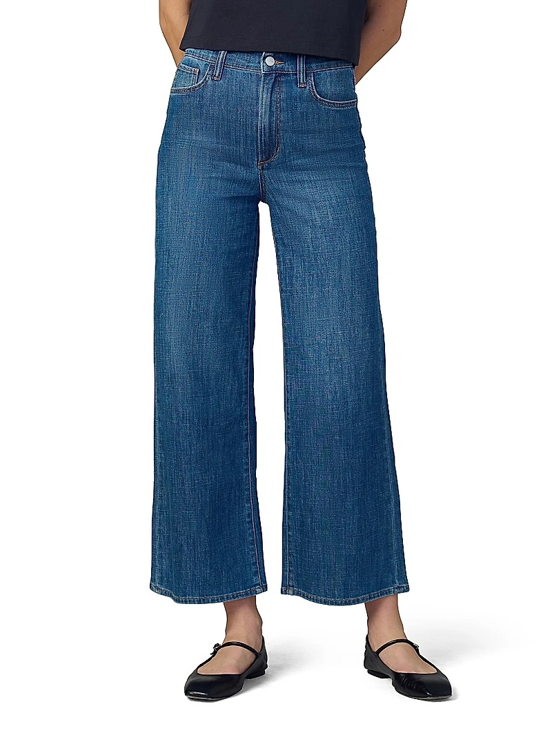 The Mia High-Rise Wide-Leg Ankle Jeans