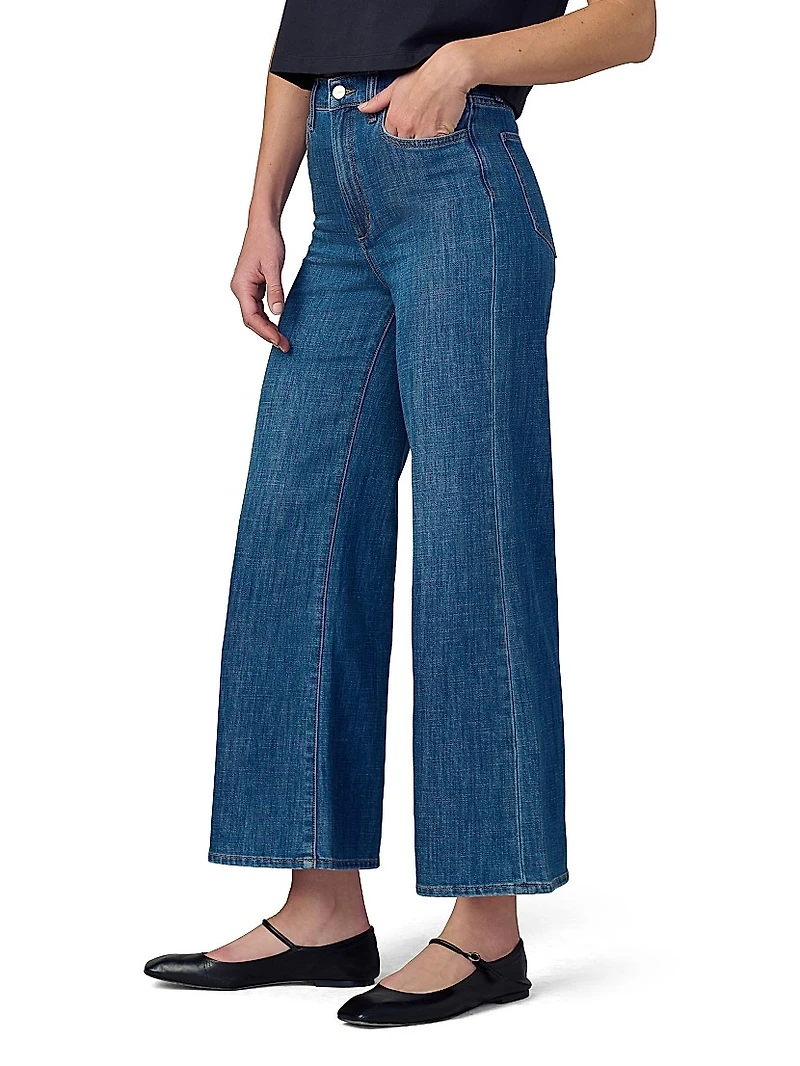 The Mia High-Rise Wide-Leg Ankle Jeans