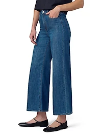 The Mia High-Rise Wide-Leg Ankle Jeans