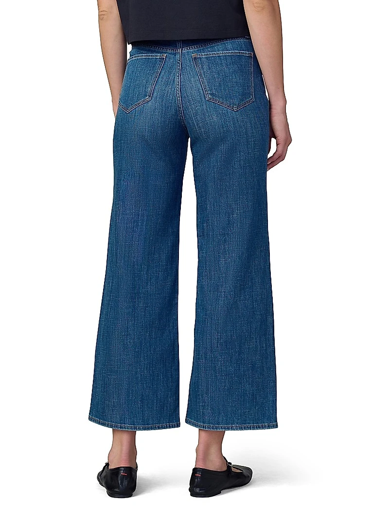 The Mia High-Rise Wide-Leg Ankle Jeans