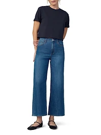 The Mia High-Rise Wide-Leg Ankle Jeans