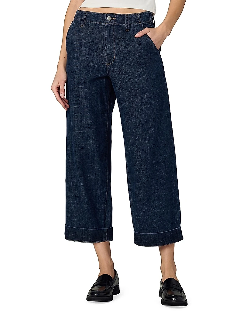 The Karter Trouser Crop Wide-Leg Jeans