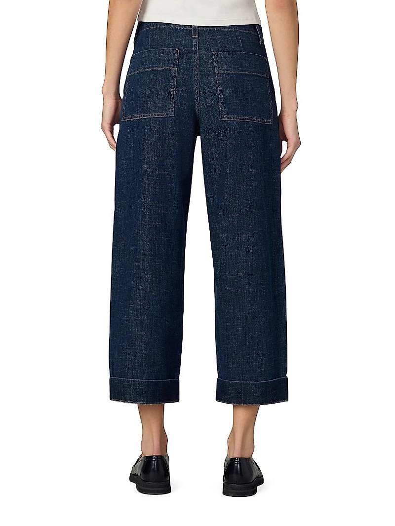 The Karter Trouser Crop Wide-Leg Jeans