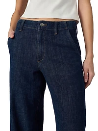 The Karter Trouser Crop Wide-Leg Jeans