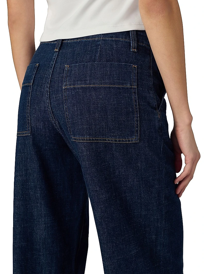 The Karter Trouser Crop Wide-Leg Jeans