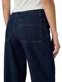 The Karter Trouser Crop Wide-Leg Jeans
