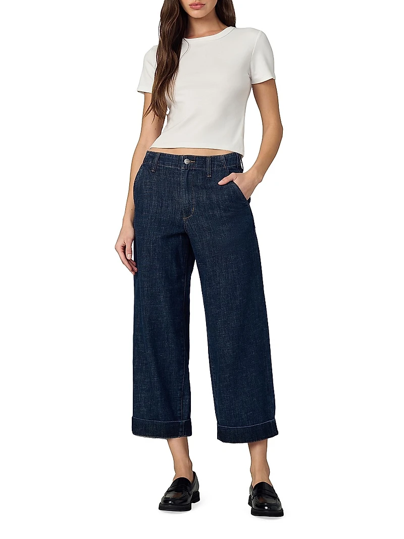 The Karter Trouser Crop Wide-Leg Jeans