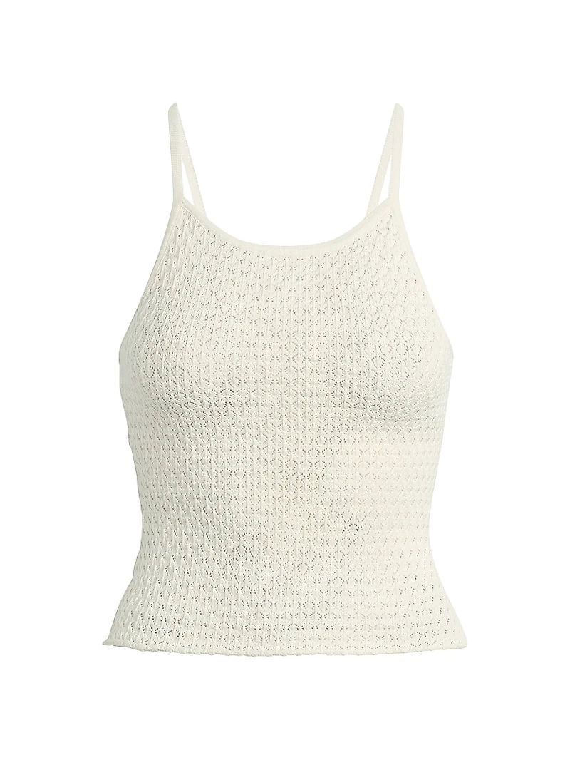 The Pointelle Everyday Scoopneck Tank