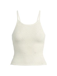 The Pointelle Everyday Scoopneck Tank