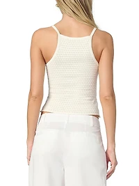 The Pointelle Everyday Scoopneck Tank