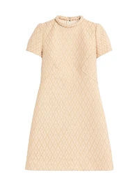 Short Dress Lurex Jacquard Toute La V