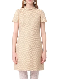 Short Dress Lurex Jacquard Toute La V