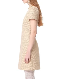 Short Dress Lurex Jacquard Toute La V