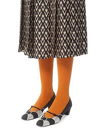 Bowow 45MM Pumps Moirè Fabric with Crystals