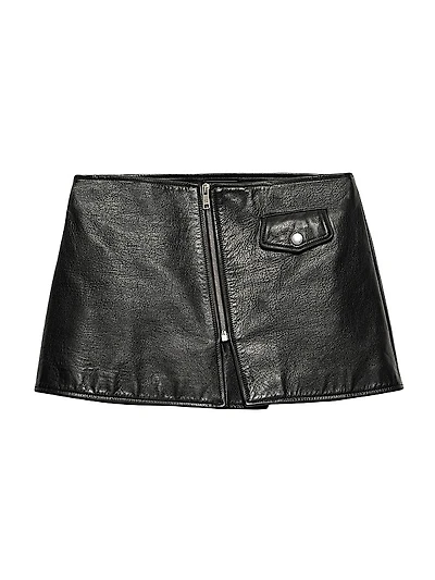Leather Mini Skirt