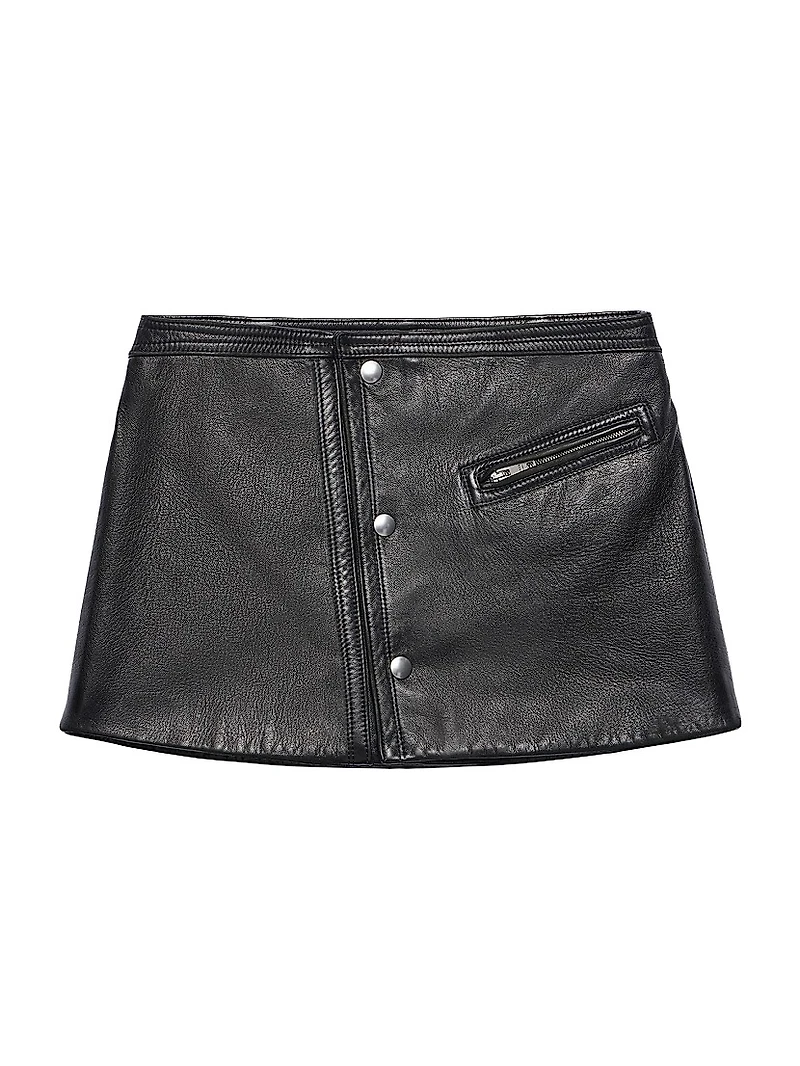 Leather Mini Skirt
