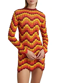 Safi Chevron Minidress